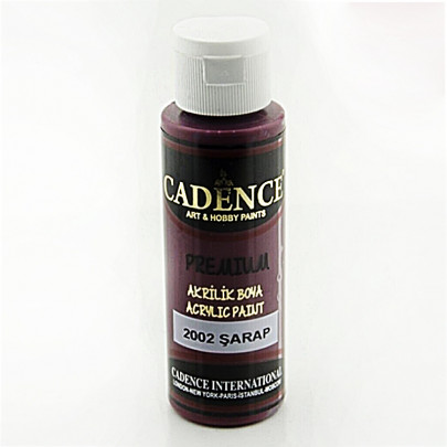 Акриловая краска Cadence Premium Acrylic Paint, 70 мл, винный