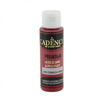 Акриловая краска Cadence Premium Acrylic Paint, 70 мл, малиновый