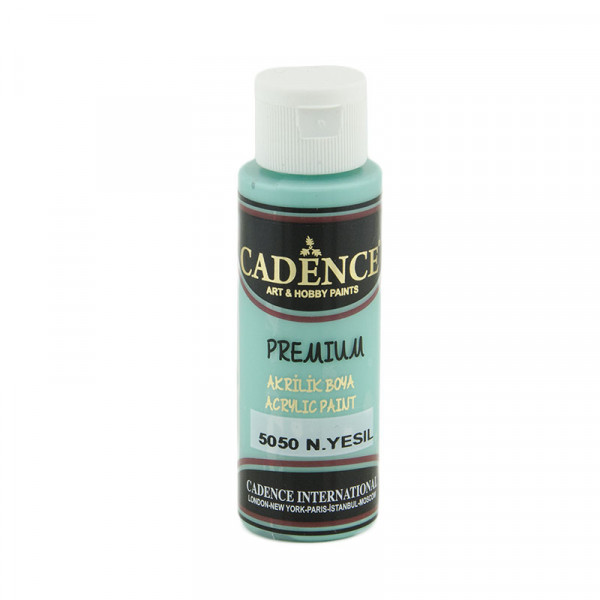 Акрилова фарба Cadence Premium Acrylic Paint, №5050 Мятний, 70 мл