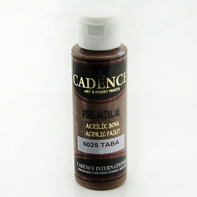 Акриловая краска Cadence Premium Acrylic Paint, 70 мл, шоколадный загар