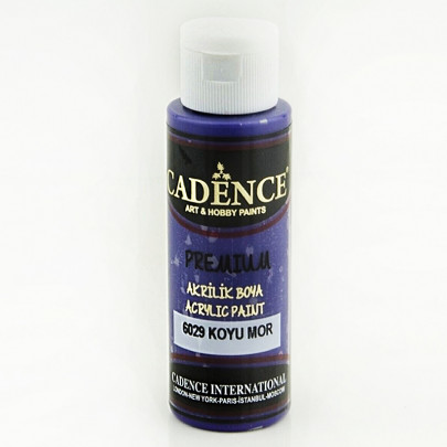 Акриловая краска Cadence Premium Acrylic Paint, 70 мл, темно-фиолетовый
