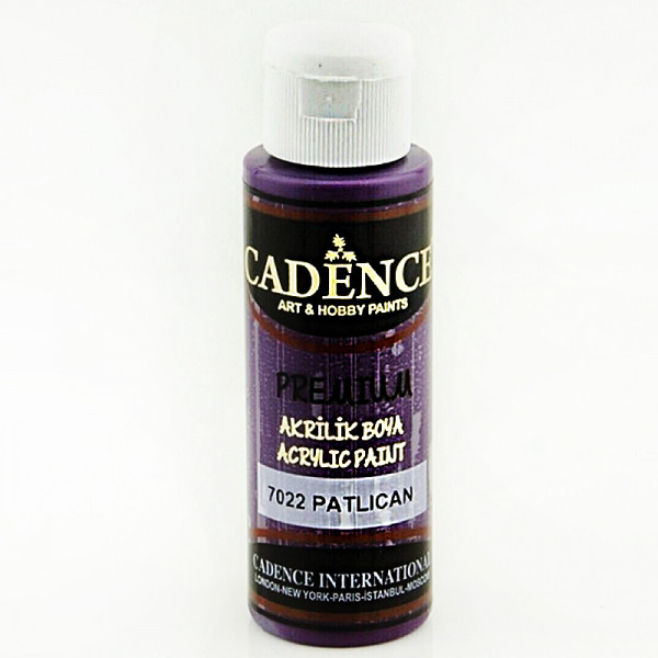 Акрилова фарба Cadence Premium Acrylic Paint, №7022 Баклажан, 70 мл