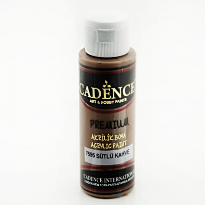 Акриловая краска Cadence Premium Acrylic Paint, 70 мл, молочный коричневый