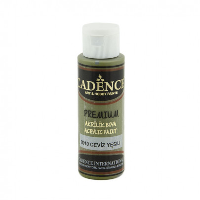 Акриловая краска Cadence Premium Acrylic Paint, 70 мл, зеленый орех