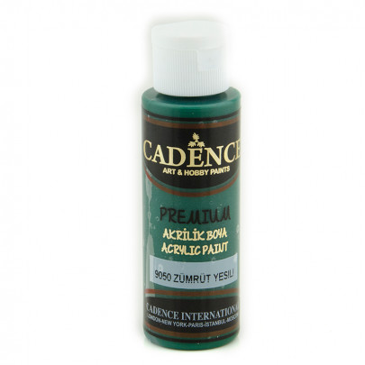 Cadence акриловая краска Premium Acrylic Paint, 70 мл, изумрудный