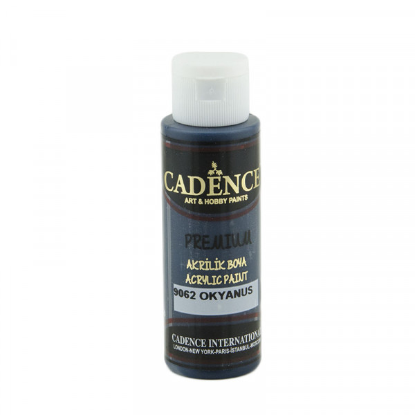 Акрилова фарба Cadence Premium Acrylic Paint, №9062 Океан, 70 мл