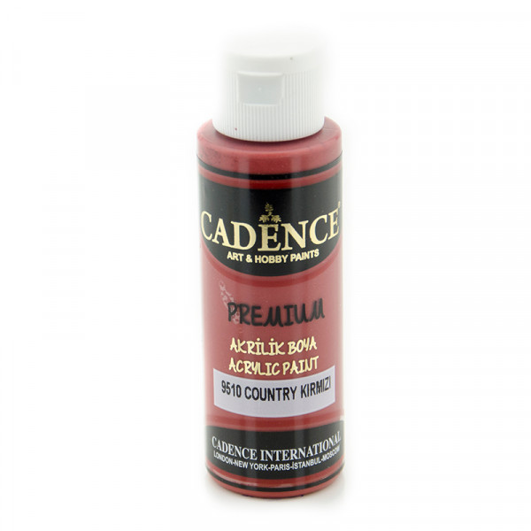 Акрилова фарба Cadence Premium Acrylic Paint, №9510 Червона країна, 70 мл