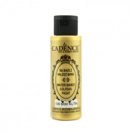 Акрилова фарба з ефектом золочення №120 Золотий пил 70 мл, Cadence Waterbased Gilding Paint