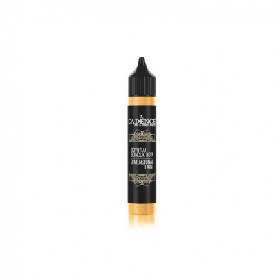 Контур глітерний №449 Середнє золото, 25 мл, Cadencе Glitter Color