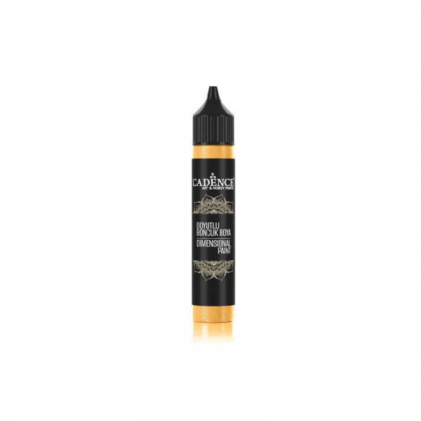 Контур глітерний №449 Середнє золото, 25 мл, Cadencе Glitter Color