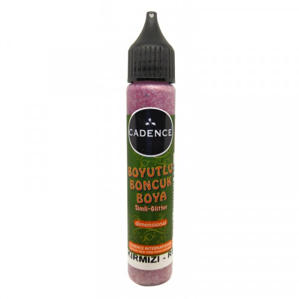 Акриловий контур з глітером, Cadence Glitter Color, №458 Фуксія, 25мл