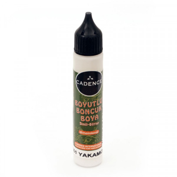 Акриловий контур з глітером, Cadence Glitter Color, №461 Діамантовий, 25мл