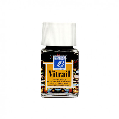 Витражные краски на сольвентной основе Vitrail, 50 мл/ - №231 Orange yellow