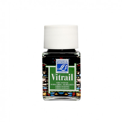 Витражные краски на сольвентной основе Vitrail, 50 мл/ - №534 Warm green