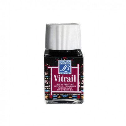 Витражные краски на сольвентной основе Vitrail, 50 мл/ - №466 Deep Red