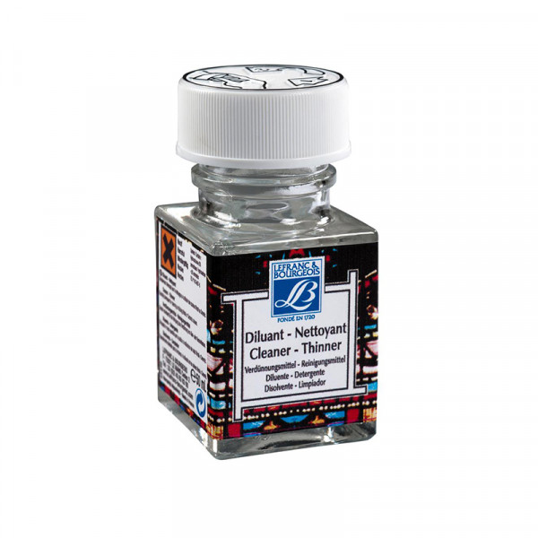 Очищувач-розчинник для фарб Vitrail Lefranc & Bourgeois Vitrail Cleanner thinner 50 мл