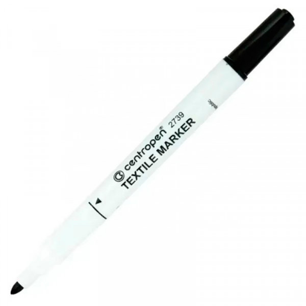 Маркер по тканині 2739 Centropen, 2 мм / - №265 Чорний