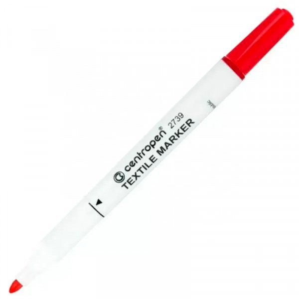 Маркер по тканині 2739 Centropen, 2 мм / - Червоний