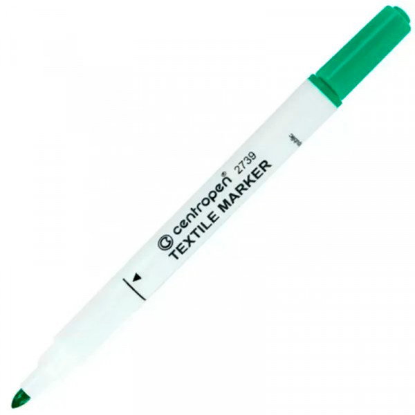 Маркер по тканині 2739 Centropen, 2 мм / - №703 Зелений