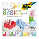 Набор бумаги для оригами Folding Papers Basics intensive, 50 листов, 20*20см, Folia