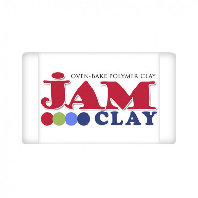 Пластика Jam Clay, Зефир (белый), 20г