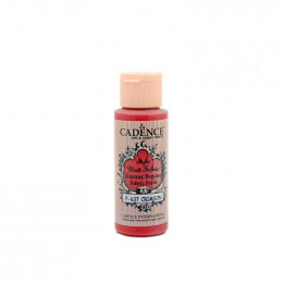 Краска для ткани Cadence Style Matt Fabric, 59 мл, №637 Багровый красный