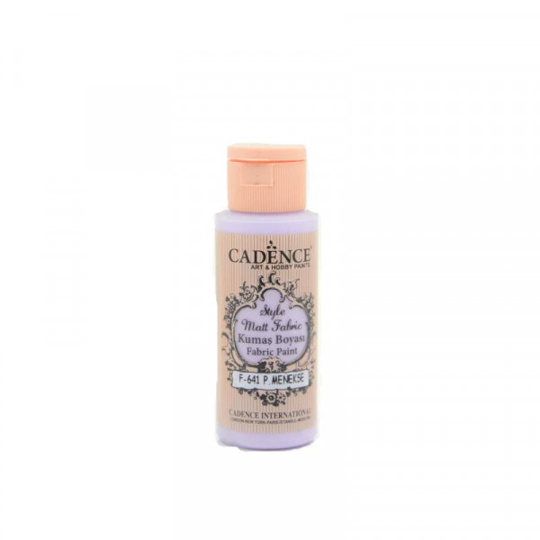 Краска для ткани Cadence Style Matt Fabric, 59 мл, №641 Сиреневый 