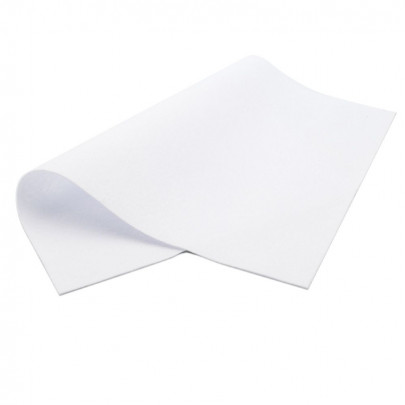 Фетр листовой, вискоза, 20х30см, Белый