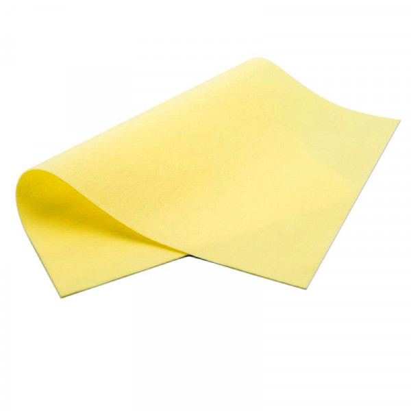 Фетр листовий, віскоза, 20х30см, Лимонно-жовтий