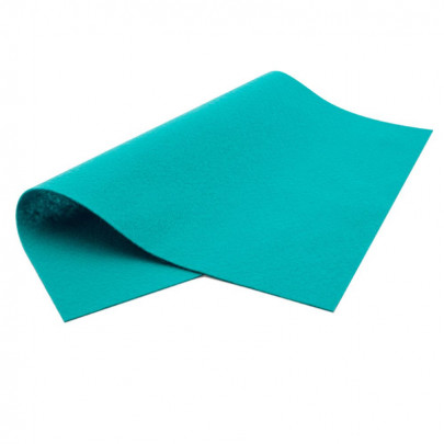 Фетр листовой, вискоза, 20х30см, турецкий синий