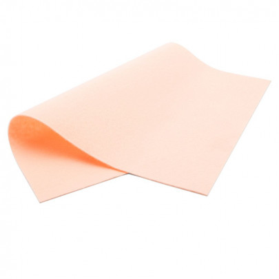 Фетр листовой, вискоза, 20х30см, Абрикосовый