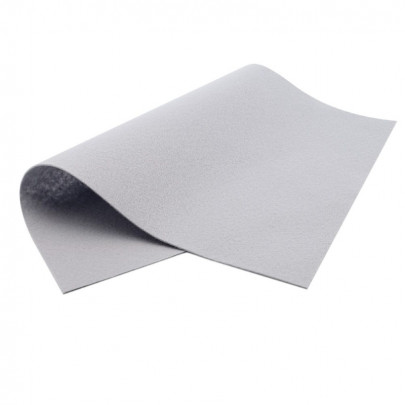 Фетр листовой, вискоза, 20х30см, Светло-серый