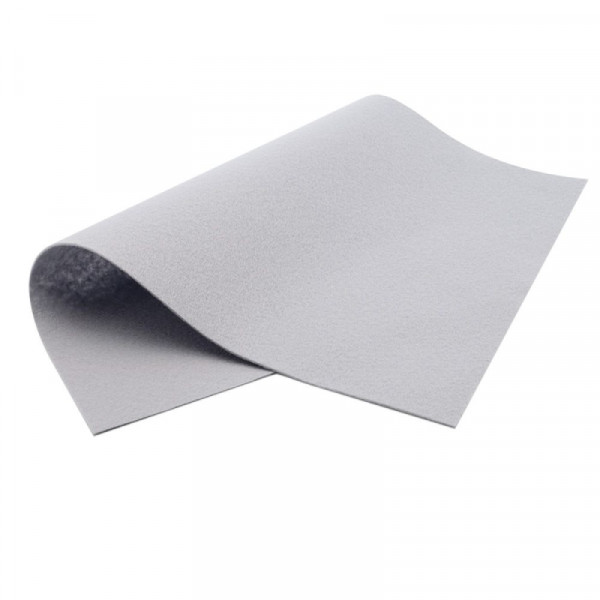 Фетр листовий, віскоза, 20х30см, Світло-сірий