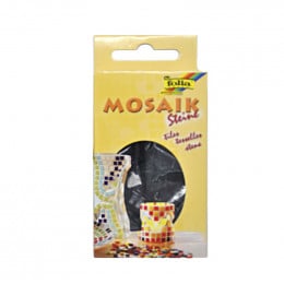 Мозаїка чорна Folia Mosaic-glass tiles 200 гр, 10x10 мм (300 шт)