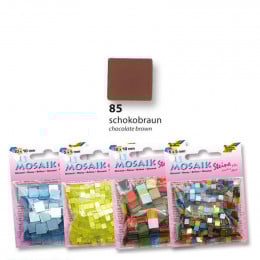 Мозаика Folia Gloss 45 гр, 5x5 мм (700 шт), № 85 шоколадный