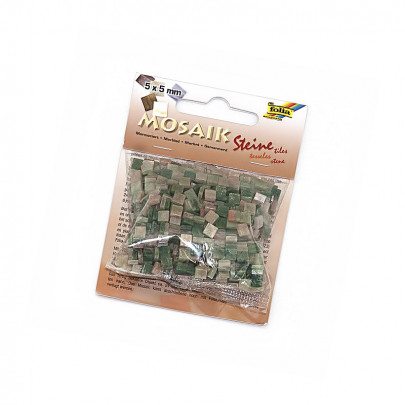 Мозаика мраморная Folia Marbled assortments 45 гр, 5x5 мм (700 шт), зелёная