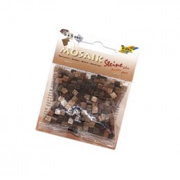 Мозаика мраморная Folia Marbled assortments 45 гр, 5x5 мм (700 шт), коричневая