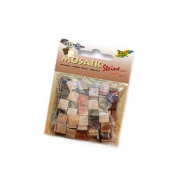 Мозаика мраморная Folia Marble assortments 45 гр, 10x10 мм (190 шт), Красная