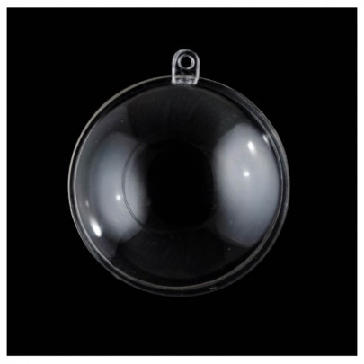 Пластикова форма "Пласка куля", 9 см