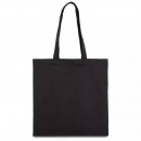 Еко сумка з бавовни, чорна 38*40 см, 220 г/м2