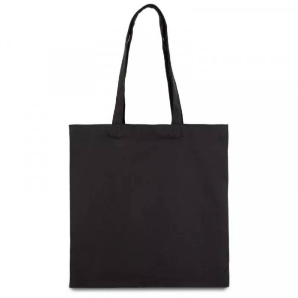 Еко сумка з бавовни, чорна 38*40 см, 220 г/м2