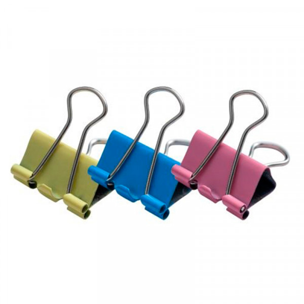 Біндер кольоровий Buromax в асортименті, 25 мм