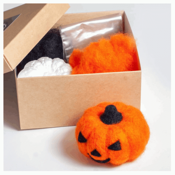 Набір для валяння "Гарбуз Хелоувін"