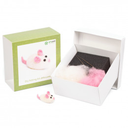 Набір для валяння Брошка "Мишеня"