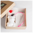 Набор для валяния Медведь с сердечком