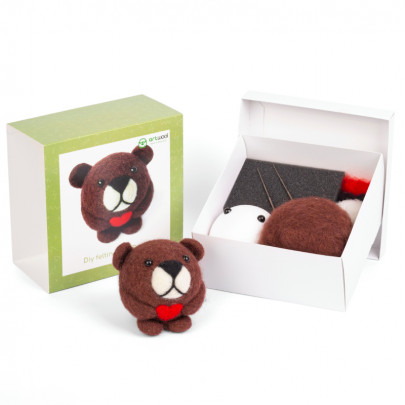 Набір для валяння "Ведмедик"