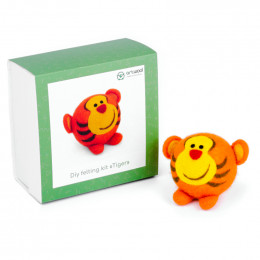 Набір для валяння Diy felting kit "Tiger" (eng)