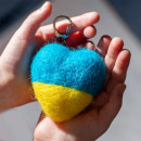 Набір для валяння Diy felting kit "Ukrainian flag"