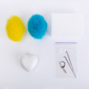 Набір для валяння Diy felting kit "Ukrainian flag"