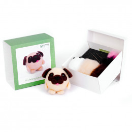 Набір для валяння Diy felting kit "Pug"